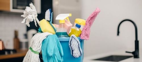 Reach for eco-friendly cleaning products!