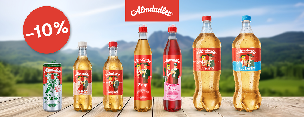 Profitez de -10% sur Almdudler ! Commandez dès maintenant et faites le plein de cette boisson aux herbes autrichienne emblématique. Offre valable jusqu'au 27.10.2024.