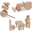 Jeu de Construction en Bois 