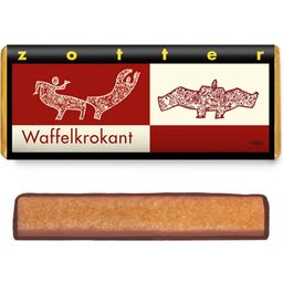 Zotter Schokoladen Bio Waffelkrokant - 70 g