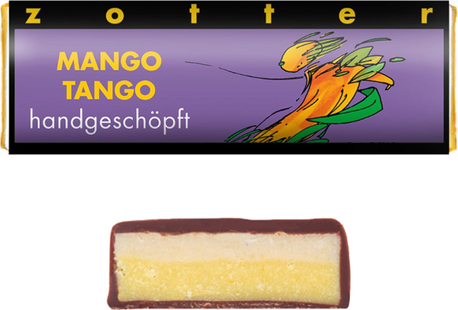 Zotter Schokoladen Mini-Chocolats - Mango Tango Bio - 20 g