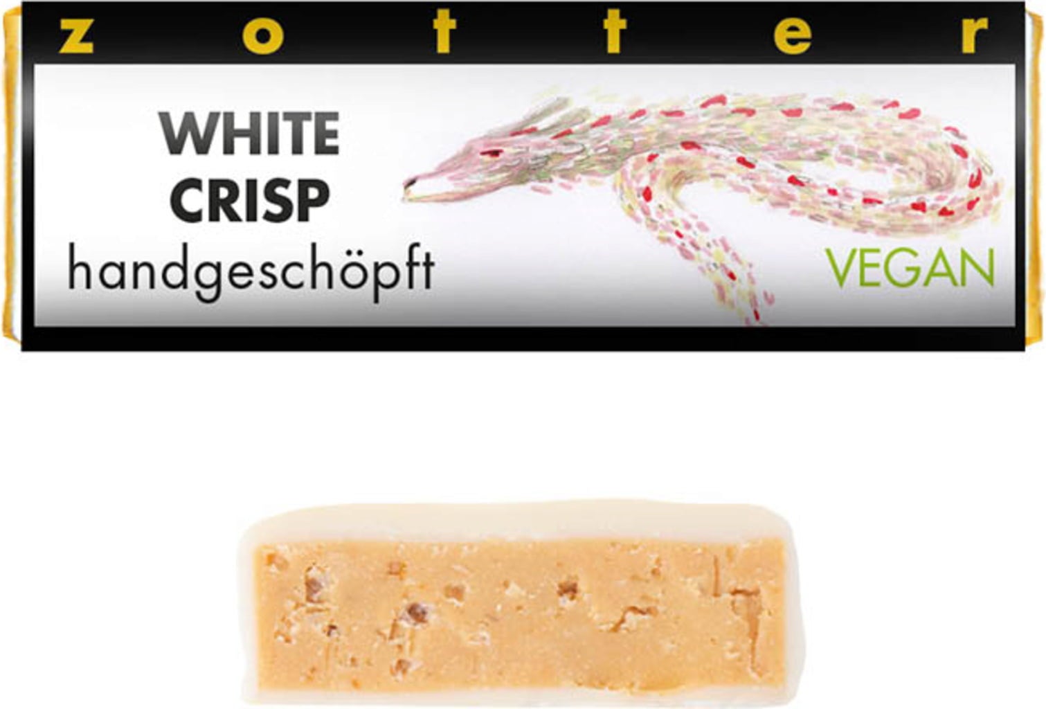 Zotter Schokoladen Organic Chocolate Minis - White Crisp - 20 g