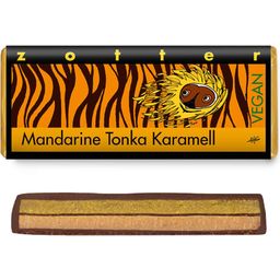 Zotter Schokoladen Organic Tangerine Tonka Caramel - 70 g