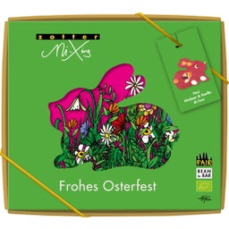 Zotter Schokoladen Bio Hasi - Framboos & Vanille de Luxe - 100 g