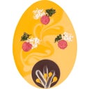 Organic MiXing - Organic Deluxe Fruit & Raspberry Easter Egg - 100 g