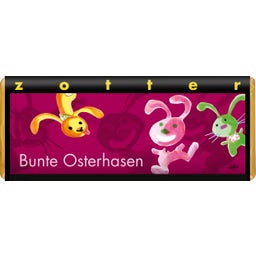 Zotter Schokoladen Bio Bunte Osterhasen - 70 g