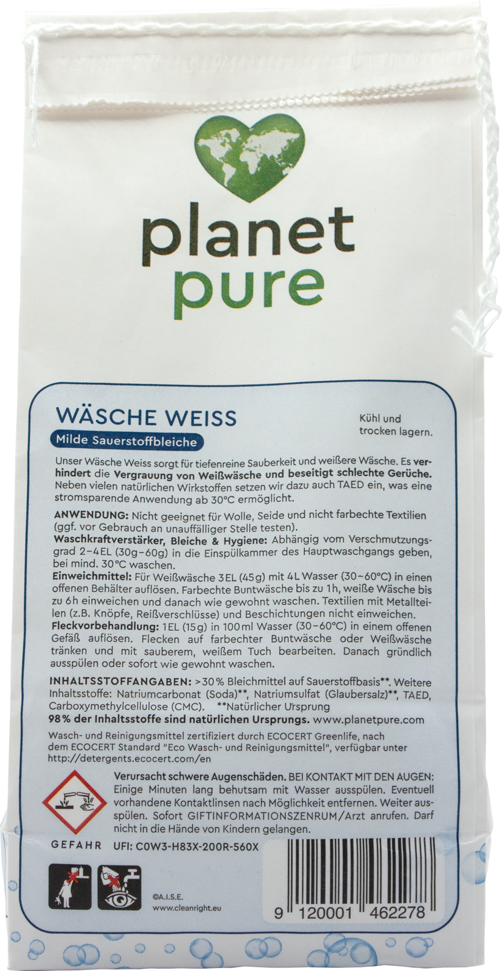 PLANET PURE Blanchissant ÉCO - 450 g
