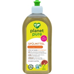 PLANET PURE Vérnarancs és rozmaring mosogatószer - 500 ml