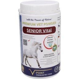 SENIOR VITAL - Premium Kräuterpulver für Hunde und Pferde - 