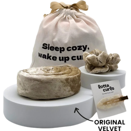 lotta curls Opaska do loków Original Velvet Set - Shiny Beige