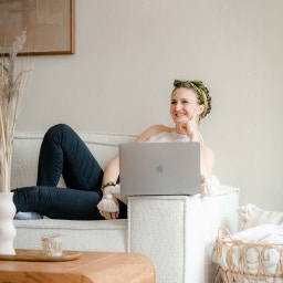 lotta curls Set Arricciacapelli Original Velvet - Noble Olive