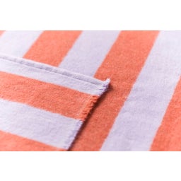 David Fussenegger LUCA - Flanellen Deken met Strepen - Lichtviolet