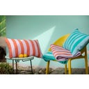 David Fussenegger LUCA Flannel Blanket - Stripes - Mint