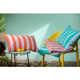 David Fussenegger LUCA Flannel Blanket - Stripes - Mint