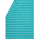 David Fussenegger LUCA Flannel Blanket - Stripes - Mint