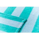 David Fussenegger LUCA Flannel Blanket - Stripes - Mint