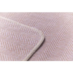 David Fussenegger SILVRETTA Flannel Throw Herringbone - Light Violet