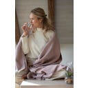 David Fussenegger SILVRETTA Flannel Throw Herringbone - Light Violet