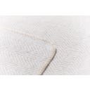 SILVRETTA - Coperta di Flanella a Spina di Pesce - Ecru