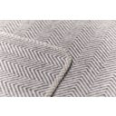 David Fussenegger Koc flanelowy w jodełkę SILVRETTA - brązowy