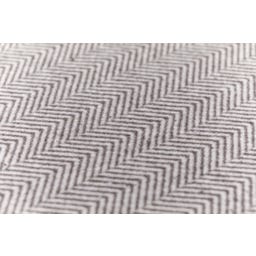 David Fussenegger Koc flanelowy w jodełkę SILVRETTA - brązowy