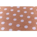 David Fussenegger SILVRETTA Flanelldecke Punkte - toffee