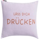 SILVRETTA - Kussenhoes Lass dich drücken, Lichtviolet
