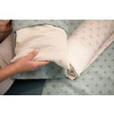 NOVA Cushion with Spelt Filling - Namaste - Light Green