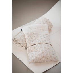 NOVA Coussin Namaste incl. Rembourrage d'Epeautre - blanc brut