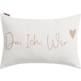 David Fussenegger SILVRETTA Cushion Cover "du ich wir"