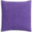 SYLT Housse de Coussin Unie 50x50 cm, iris