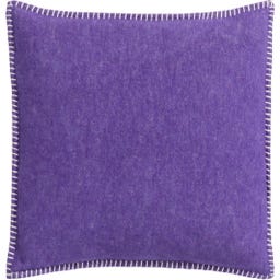 David Fussenegger SYLT Housse de Coussin Unie 50x50 cm - iris