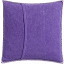 David Fussenegger SYLT Housse de Coussin Unie 50x50 cm - iris