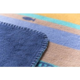 David Fussenegger MILA Baby Blanket - Fish - Navy