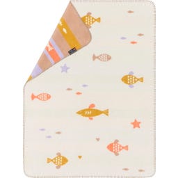 David Fussenegger MILA - Babydekentje Vis - Ongebleekt wit