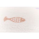 David Fussenegger MILA - Babydekentje Vis - Ongebleekt wit