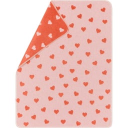 David Fussenegger CARLA Kids Plaid Herzen - altrosa