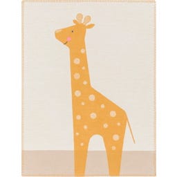 David Fussenegger LILI Babydecke mit Stick Giraffe - rohweiß