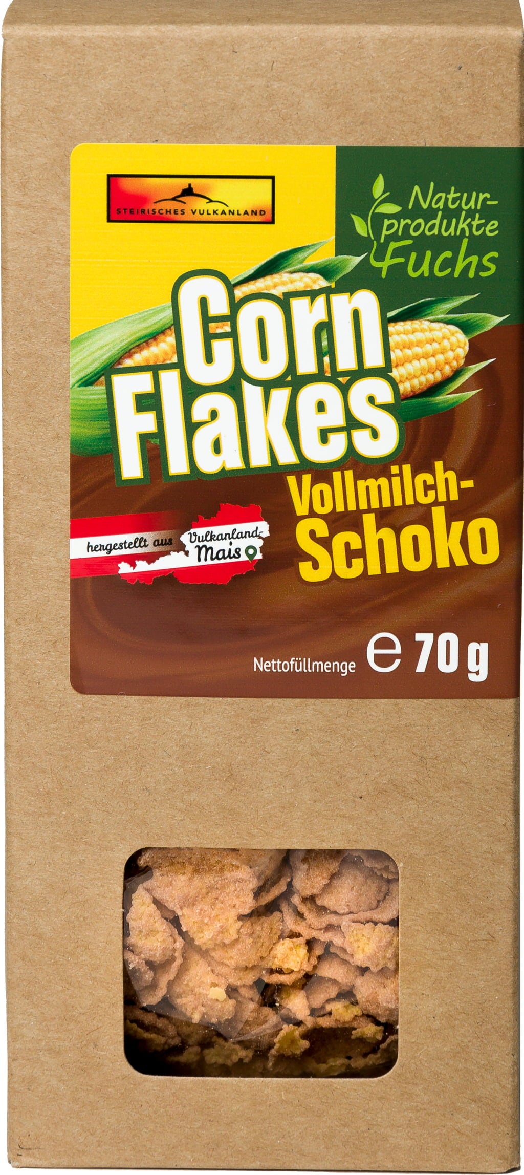 Naturprodukte Fuchs Crunchy Cornflakes with Milk Chocolate