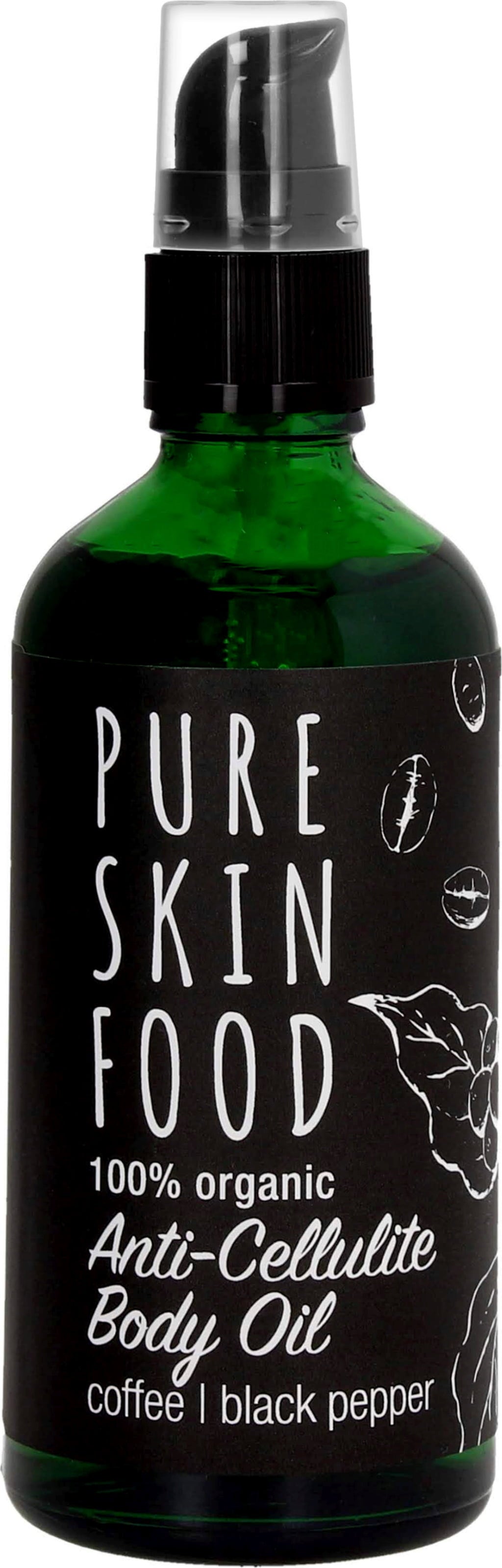 Organic Anti-Cellulite Body Oil Coffee - Black Pepper