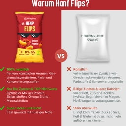 Hempions Bio Hemp Flips Smoky Paprika - 70 g