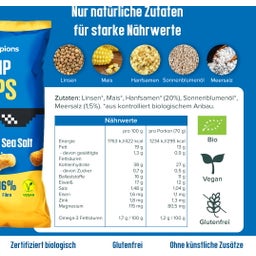 Hempions Bio Hemp Flips Sea Salt - 30 g