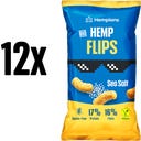 Bio Hemp Flips Sea Salt, 12 x 70 g (840 g)