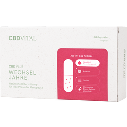 CBD plus Menopauze - 60 Capsules