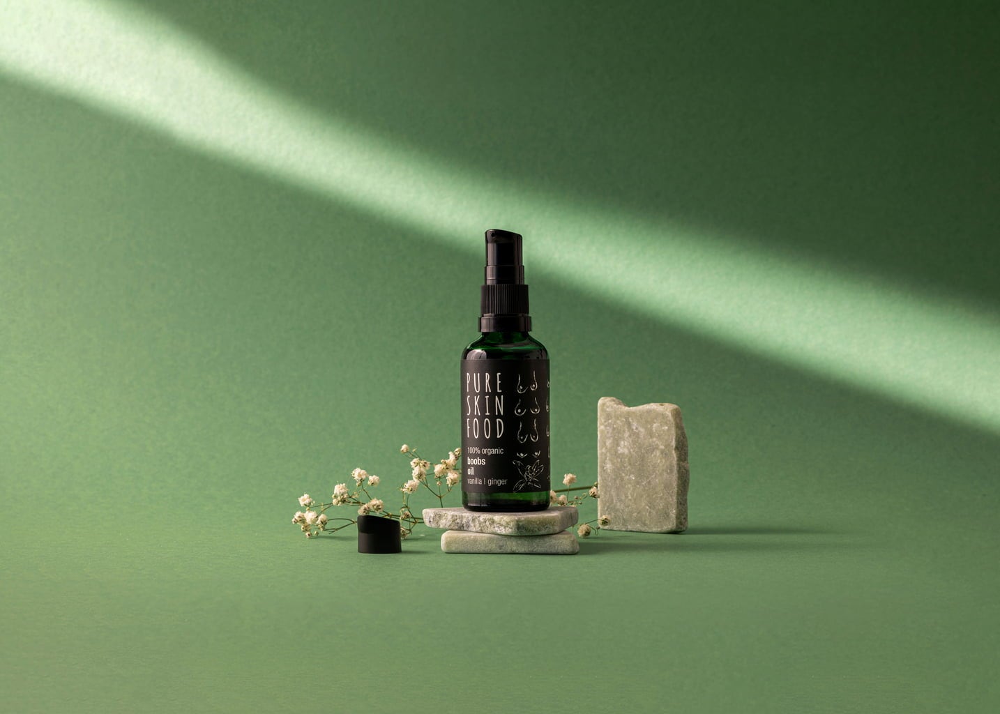 Pure Skin Food Organic Boobs Oil Vanilla - Ginger