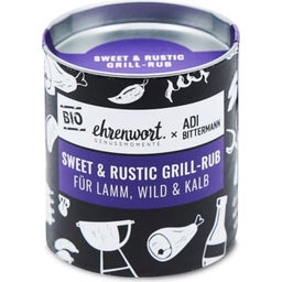 Sweet & Rustic Grill Rub - Mix di Spezie Bio per Agnello, Selvaggina e Vitello
