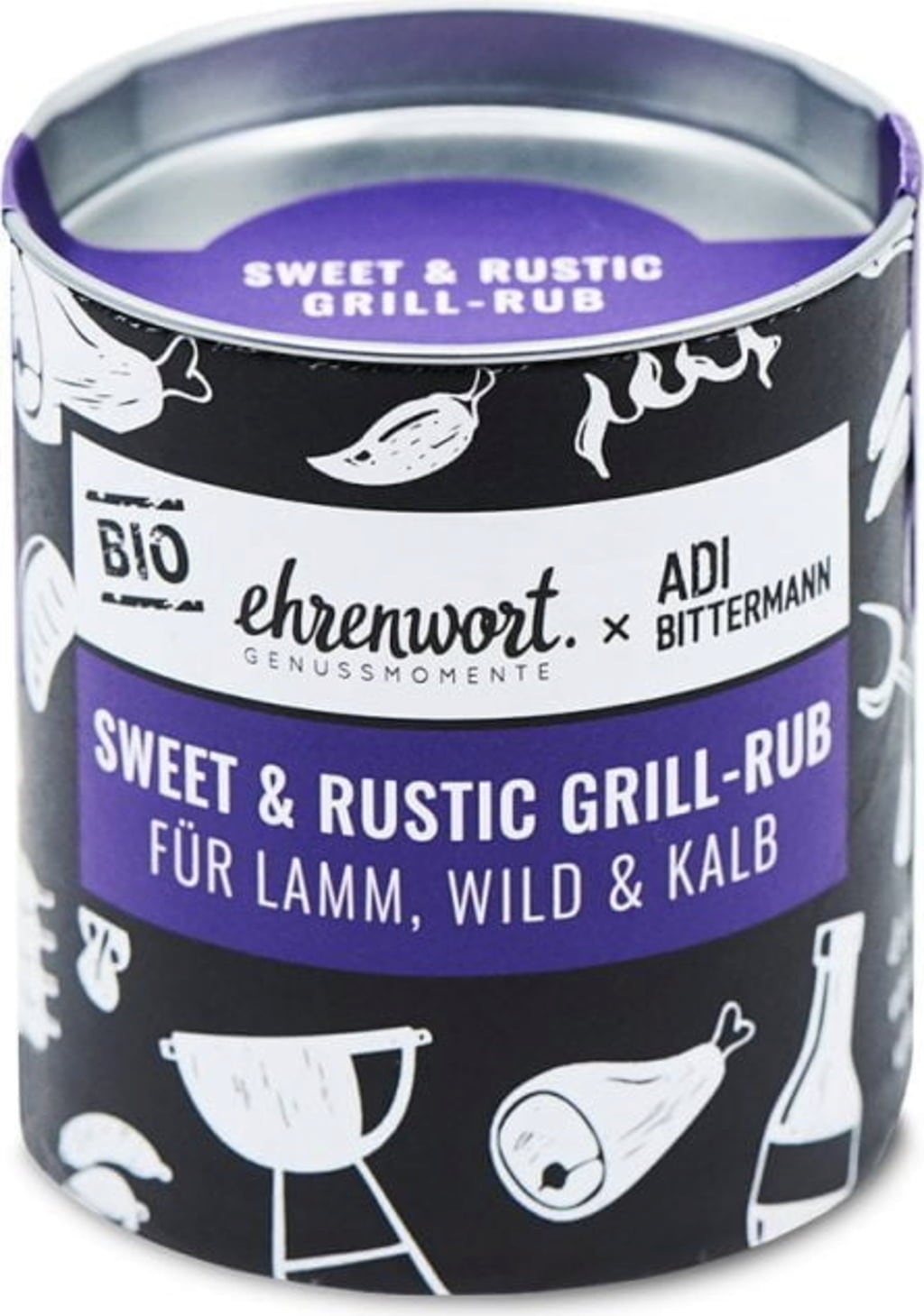 Bio Sweet & Rustic Grill Rub za jagnjetino, divjačino in teletino