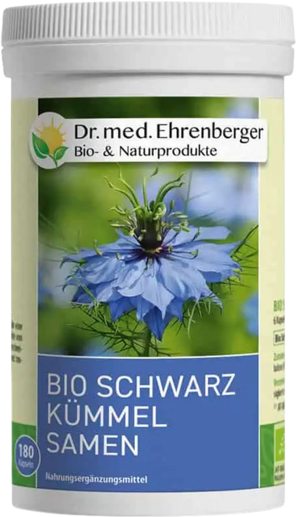 Schwarzkümmelsamen Bio, 180 Kapseln