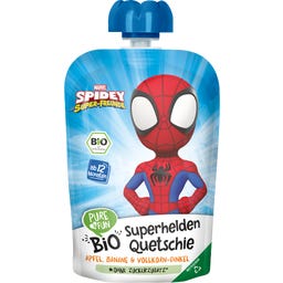 PURE & FUN Spidey Organic Superhero Squeezy 