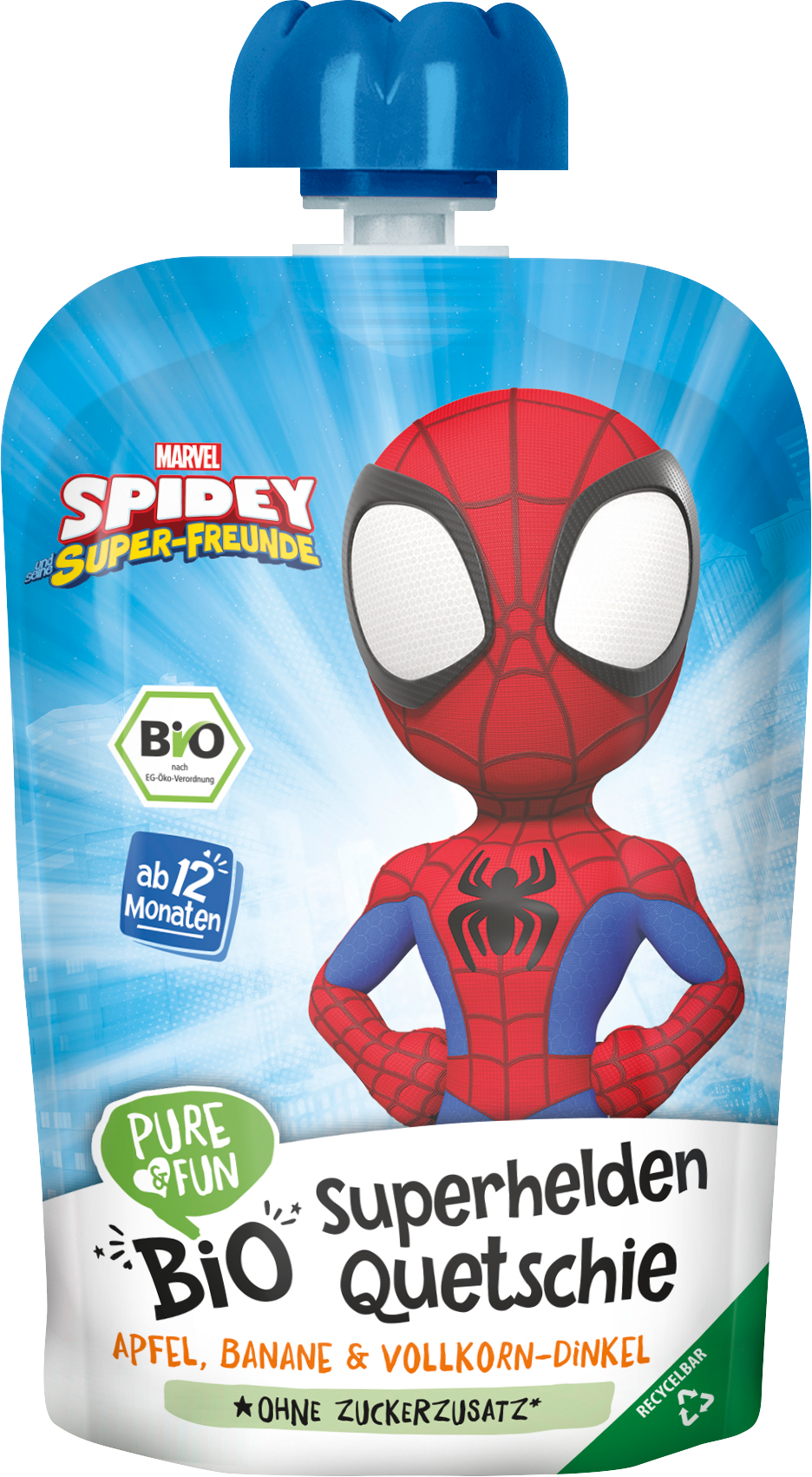 PURE & FUN Spidey Bio Superhelden Quetschie